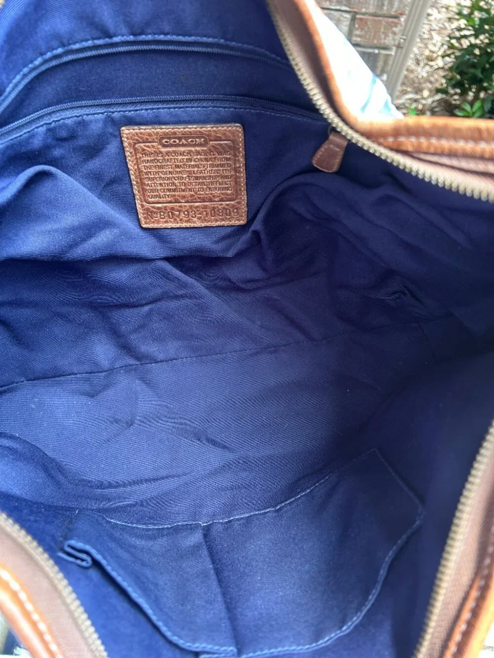 RARE Vintage Ergo XL Denim patchwork bag in EUC condition.